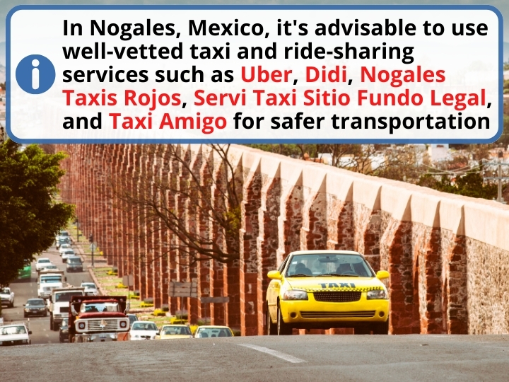 Safety in Taxis in Nogales Mexico