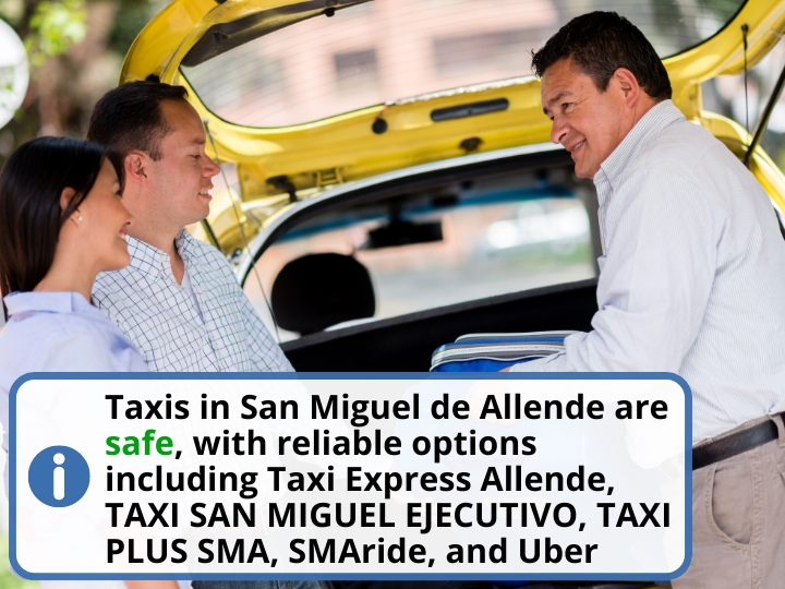 Safety in Taxis in San Miguel de Allende