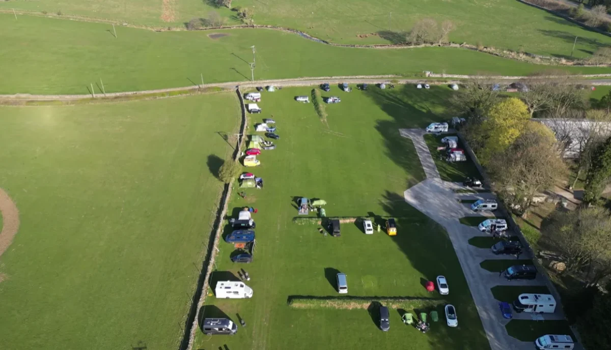 View from Dales Campsite